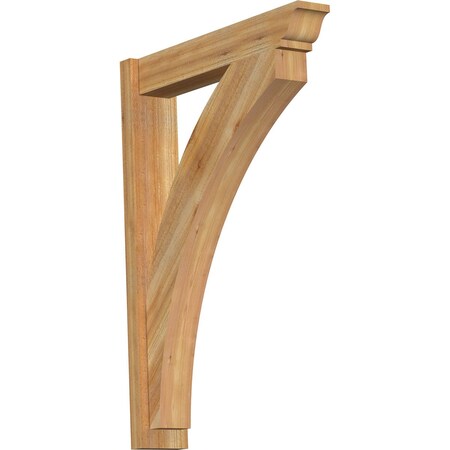 Ekena Millwork Thorton Rough Sawn Traditional Outlooker, Western Red Cedar, 6"W x 30"D x 42"H OUT06X30X42THR01RWR